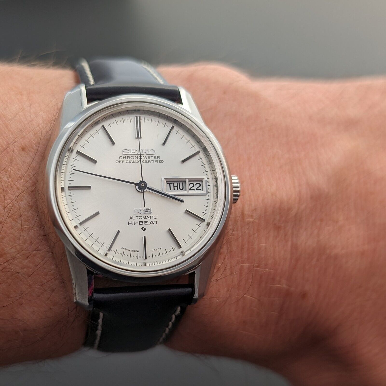 King Seiko Chronometer 5626-7041 Überholt & 1 Jahr Gewährleistung