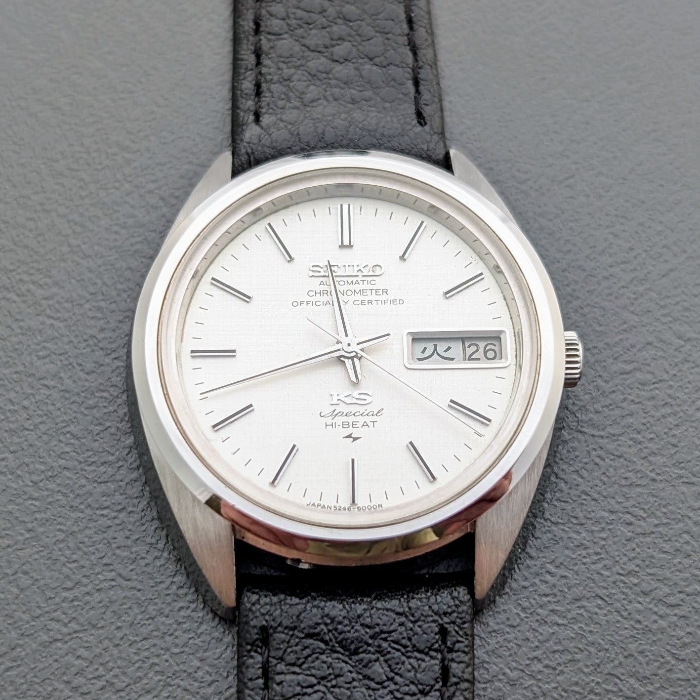 King Seiko 5246-6000 Chronometer Überholt & 1 Jahr Gewährleistung